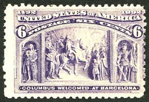 U.S. #235 MINT OG LH