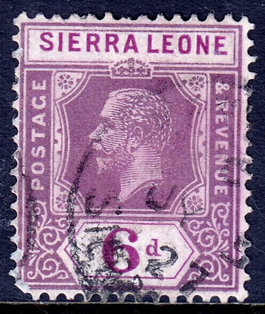 Sierra Leone - Scott #130 - Used - Light crease - SCV $2.75