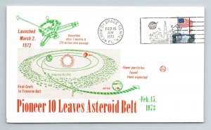 1973 PIONEER 10 - Leaves Asteroid Belt - 1st Craft to Traverse - F1206