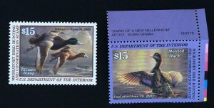 Scott #RW66-69 - VF - Hunting Permit Stamps lot - MNH - 1999-02