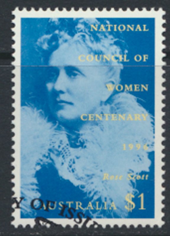 Australia SG 1640 Used Women  SC# 1553 w/ first day issue cancel see scan