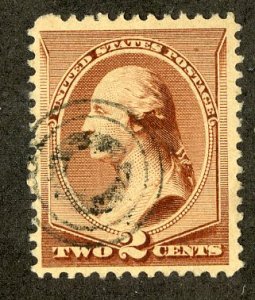 US 210 USED FANCY CANCEL BIN $6.00