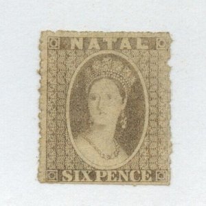 ?#13 NATAL SIX pence little gum?,  see scan Cat $250 Stamp