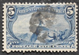 DYNAMITE Stamps: US Scott #288 (thin) – USED