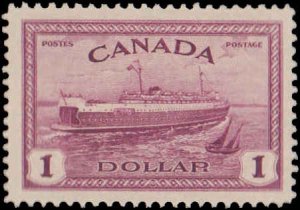 Canada #268-273, Complete Set(6), 1946, Never Hinged