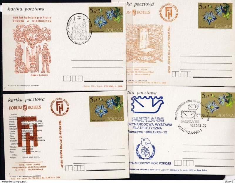 Poland 10 Postal Stationary card 5zl Special cancel 16122