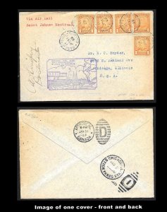 CANADA First Flight Covers (34) all early mostly Postmaster signed