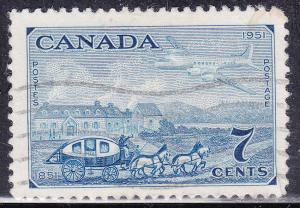 Canada 313 Postage Stamp Centenary 1951