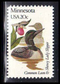 1975 20c Minnesota MNH Dry Gum Fine V1437