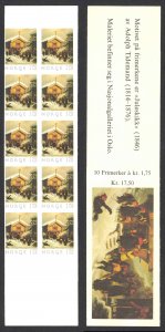 Norway Sc# 815a MNH Complete Booklet 1982 Christmas