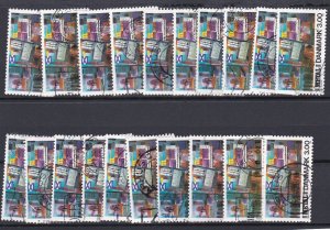 Denmark # 858, Danish Metalworkers Union, Wholesale lot of 20 Used  10% Cat