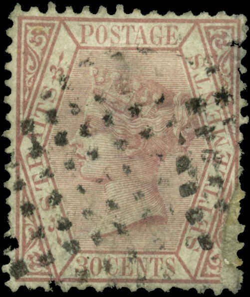 Straits Settlements Scott #16 Used