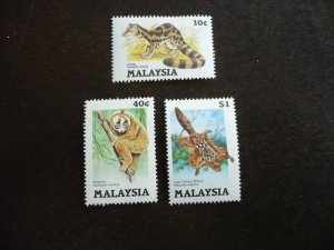 Stamps - Malaysia - Scott# 296-298 - Mint Hinged Set of 3 Stamps