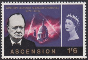 Ascension 1966 MH Sc #99 1sh6p Sir Winston Churchill