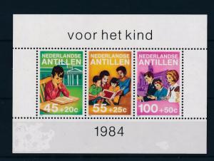 [NA797] Netherlands Antilles Antillen 1984 Book reading Children Sheet MNH