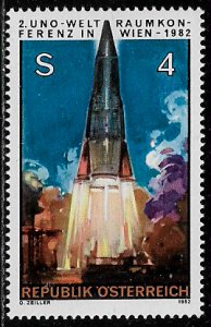 Austria #1219 MNH Stamp - Outer Space - Lift Off