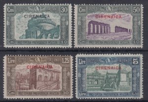 Italy Cirenaica n.68-71 - cv 1200$ - Milizia III^ MNH**