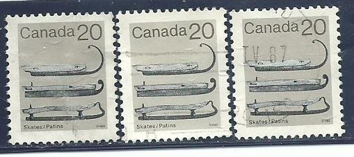 Can #922    (3)   used VF  1982  PD