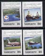 VANUATU - 1984 - Lloyds List - Perf 4v Set - Mint Never Hinged