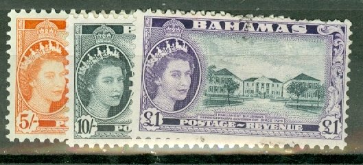 CS: Bahamas 158-173 mint CV $86.20; scan shows only a few