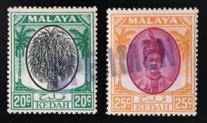  Malaya 1950-55 Kedah Definitives SPECIMEN SG#76-85&87 M2000 