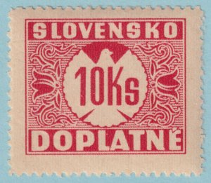 SLOVAKIA J11 POSTAGE DUE  MINT HINGED OG * NO FAULTS VERY FINE! - TKJ