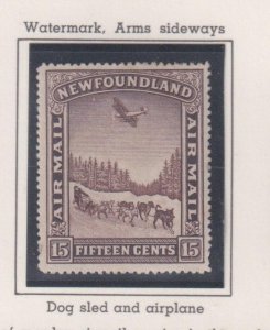 NEWFOUNDLAND # C6-C8 VF-MLH WITH WATERMARK AIRMAILS