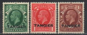 Great Britain Offices-Morocco Stamp 505-507  - Overprinted Tangier