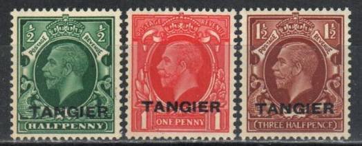 Great Britain Offices-Morocco Stamp 505-507  - Overprinted Tangier