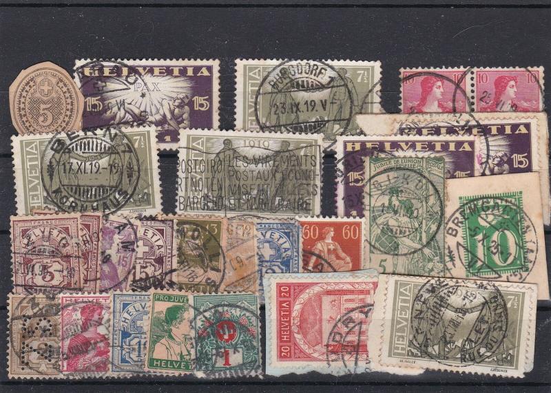 Switzerland Assorted Used Stamps ref R 16408