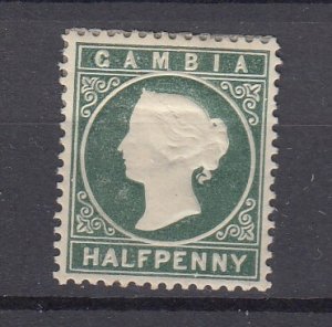 J39408 jlstamps, 1886-93 gambia mhr #12 queen,