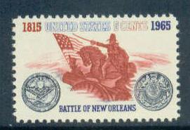 1261 5c Battle of New Orleans Fine MNH