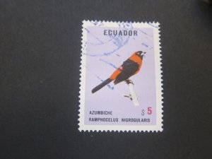 Ecuador 1973 Sc 879 bird FU