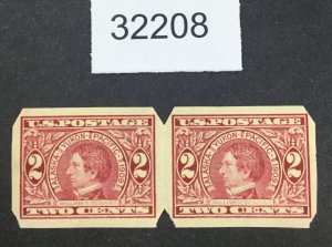 US STAMPS #371 TYPE II MINT OG H MACHINE PERF $125 LOT #32208