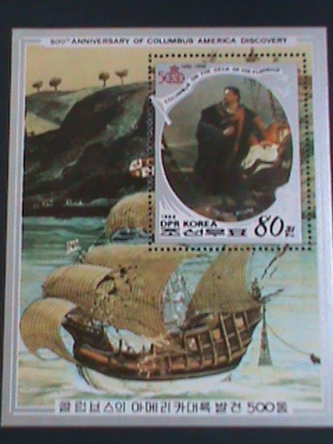 ​KOREA STAMP-1988-SC#2719 500TH ANNIV:COLUMBUS DISCOVERED AMERICA-MNH SHEET VF