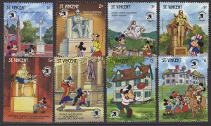 ST.VINCENT SG1397/404 1989 WORLD STAMP EXPO '89 MNH