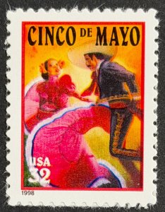 USA, 1998, SC# 3203, Cinco De Mayo, Unused, MNH, VF