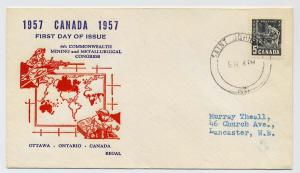 Canada First day cover #373, Mining