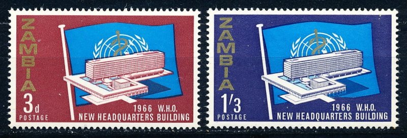 Zambia #26-27  Set of 2 MNH