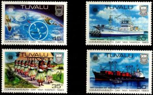 Tuvalu MNH 196-9 Commonwealth Day 1983