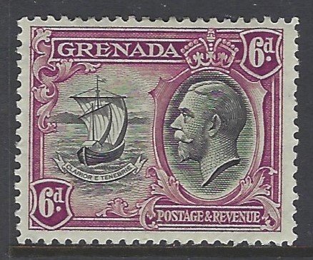 Grenada, Scott #120; 6p King George V, MH