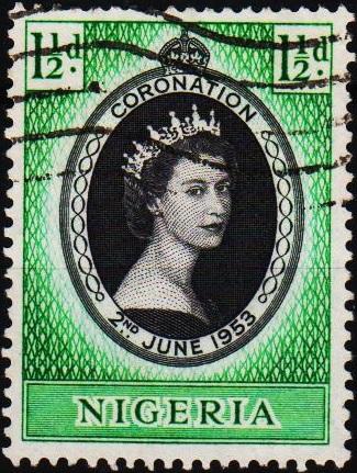 Nigeria. 1953 1 1/2d S.G.68 Fine Used