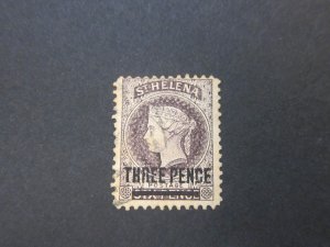 St Helena 1868 Sc 20c pale Purple FU - Scarce