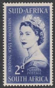 South Africa Scott 192 - SG143, 1953 Coronation 2d MH*