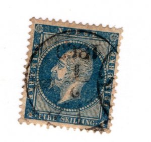 Norway #4 Used - Stamp - CAT VALUE $13.00