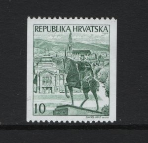 Croatia   #124  MNH  1992  statue of King Tomislav