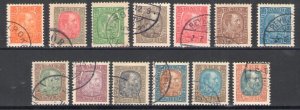 1902-04 ISLANDA, 13 values n. 34B/46 Raybaudi Certified - Used