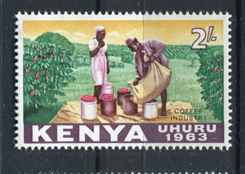 KENYA; 1963 early Pictorial Uhuru issue fine MINT MNH 2s. value
