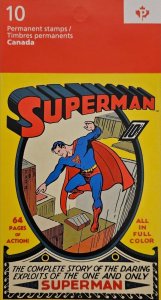 Canada 2013 Superman #2683a Booklet PANE OF 10 (BK 555)