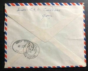 1959 Seiyun Aden Airmail Registered Cover to Hargeisa Somalia